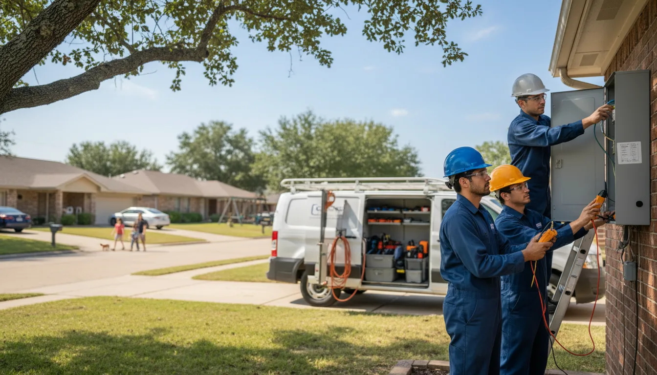 Certified electrician providing emergency electrical services in French Camp, MS